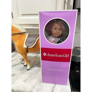 American Girl Doll Truly Me Just Like You Brown Hair Eyes W Horse & accessories